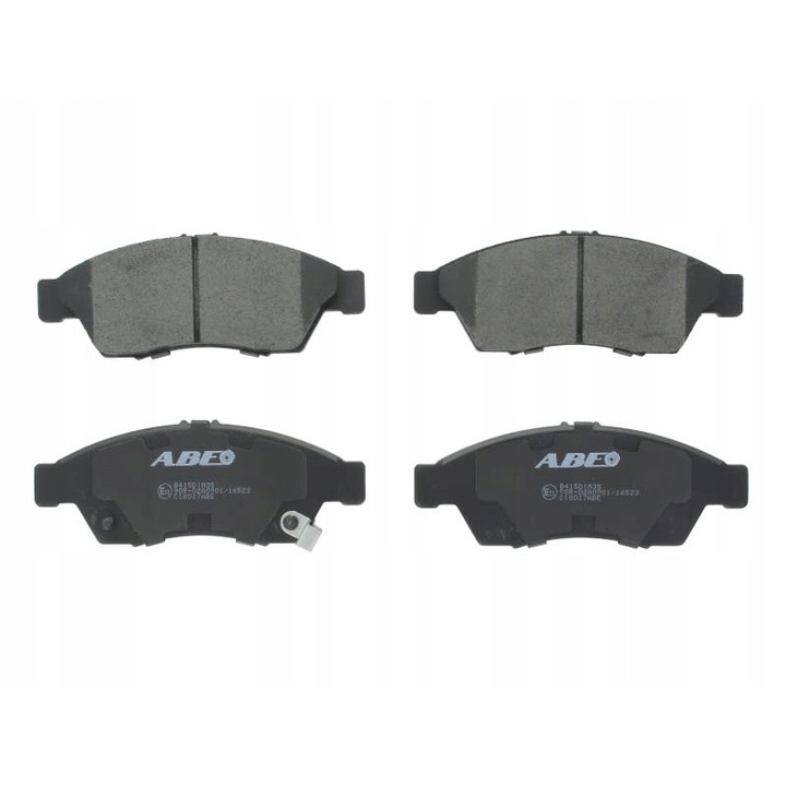 Fékbetét készlet, Abe, Suzuki Liana, 1.3-2.3 07/01, fekete