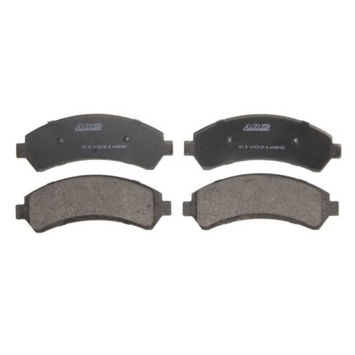 2 db-os fékbetét készlet, Abe, Chevrolet Blazer S10/S10/GMC Jimmy kompatibilis, többszínű