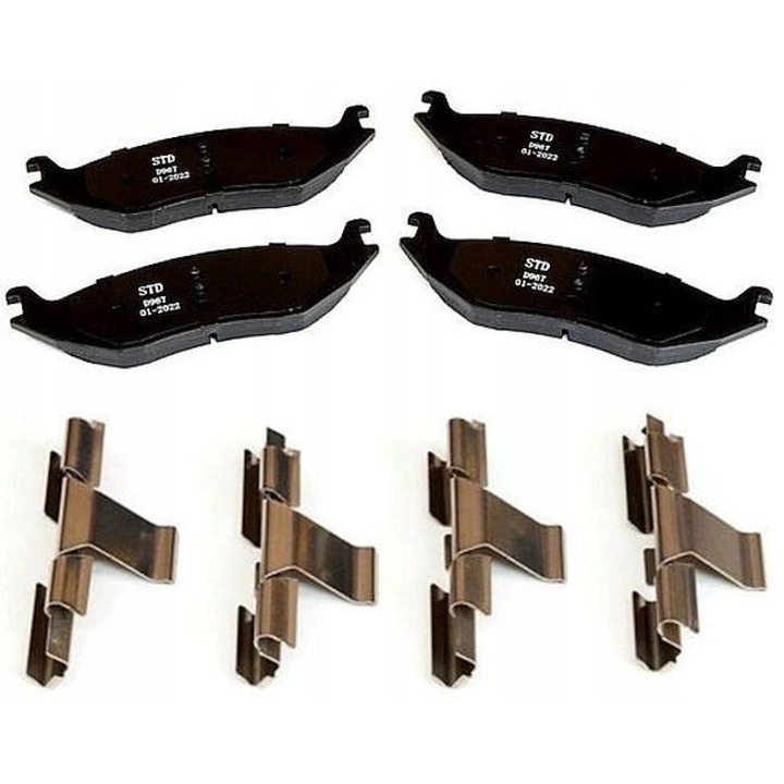 Fékbetét készlet, Abe, Chrysler Aspenhez