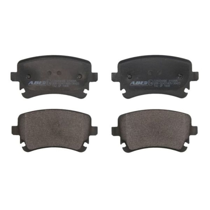 Fékbetét készlet, Abe, Audi/Bentley/VW, fekete/ezüst