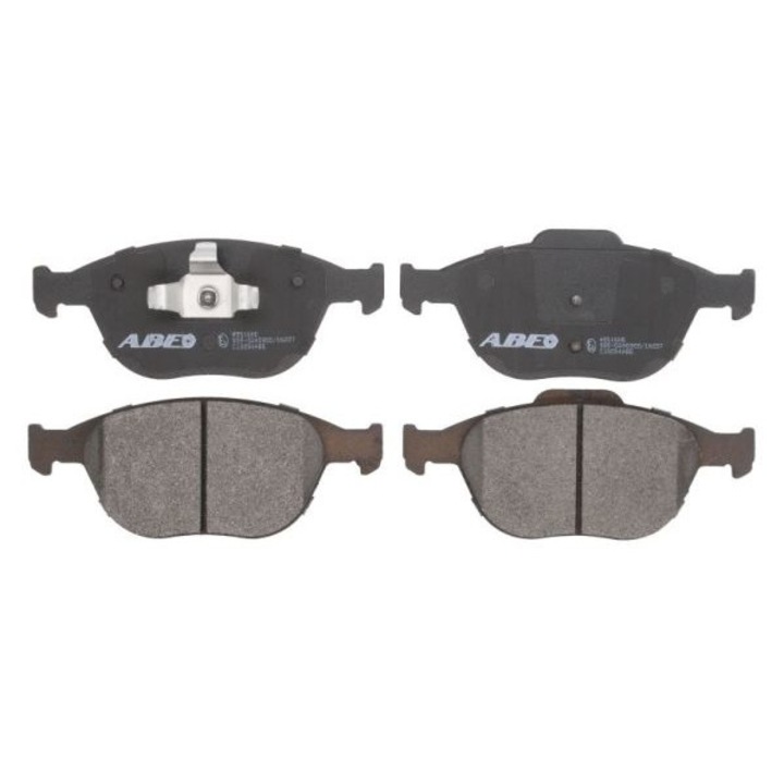 Fékbetét készlet, Abe, Ford Fiesta V/Focus I/Tourneo Connect/Transit Connect, fekete/ezüst