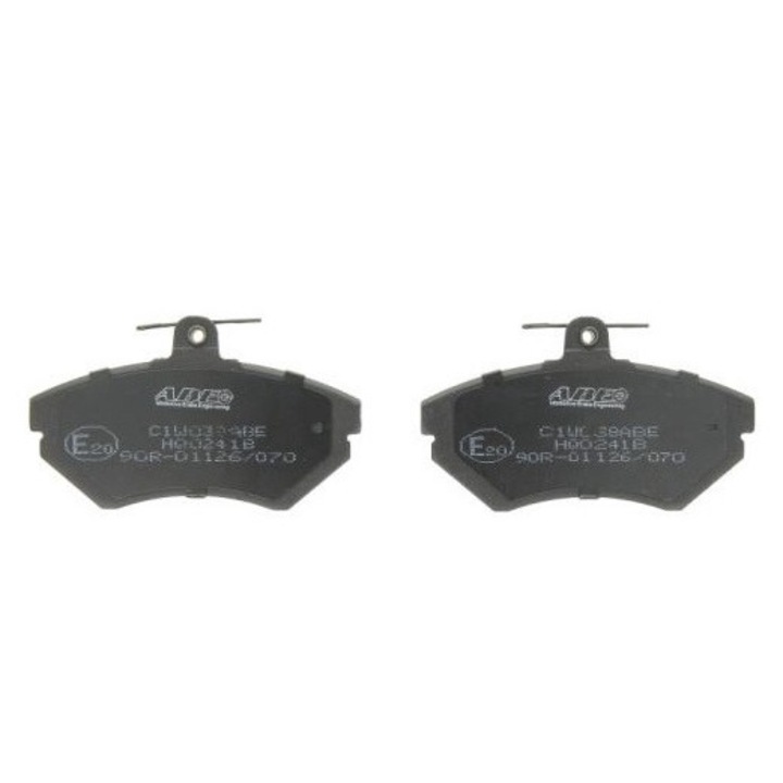 2 db-os fékbetét készlet Seat Arosa/Cordoba/Cordoba Vario/Ibiza II/Ibiza III/Inca/Toledo I, VW Caddy II/Cady II/Minivan/Golf III/Golf IV/Lupo I, Abe, szürke