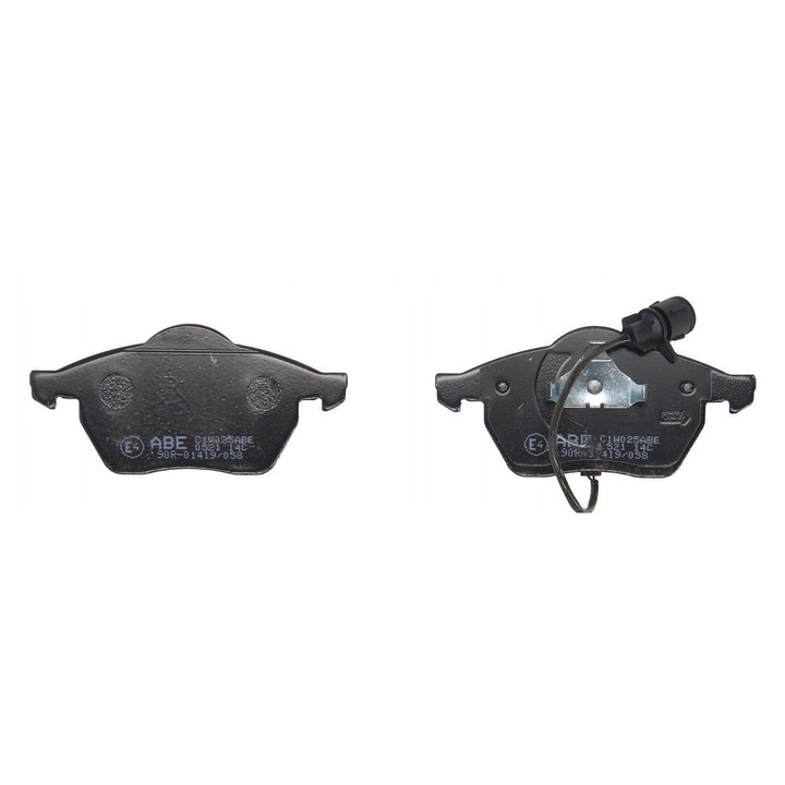 Fékbetét készlet Audi 100 C3/100 C4/A6 C4/A6 C5/A6 C6, VW Passat B5.5/Sharan, Abe, fekete