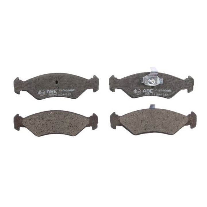 2 db-os fékbetét készlet, Abe, Kompatibilis a Ford Courier/Fiesta III/Fiesta IV/Fiesta/Minivan típusokkal, Többszínű