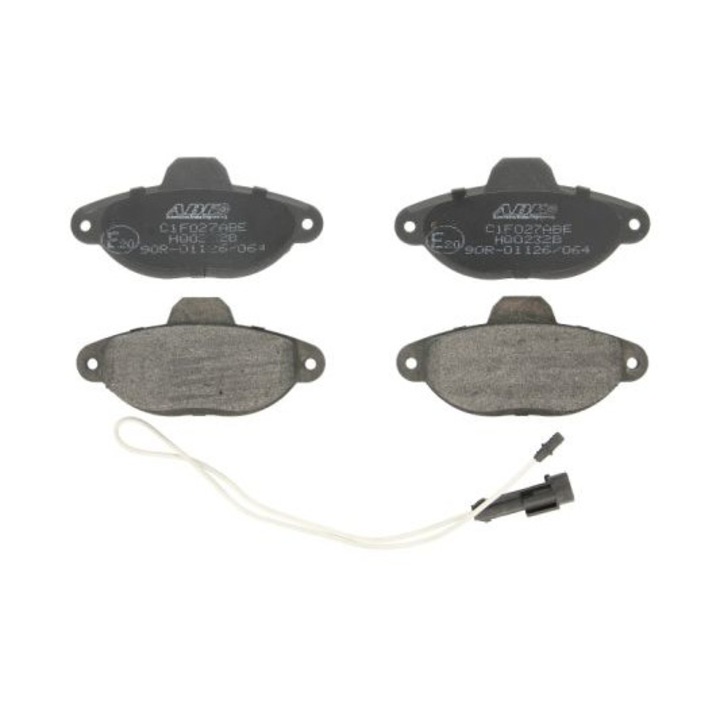 Комплект накладки Abe, За Fiat/Ford/Lancia/Zastava Черни/Сребристи