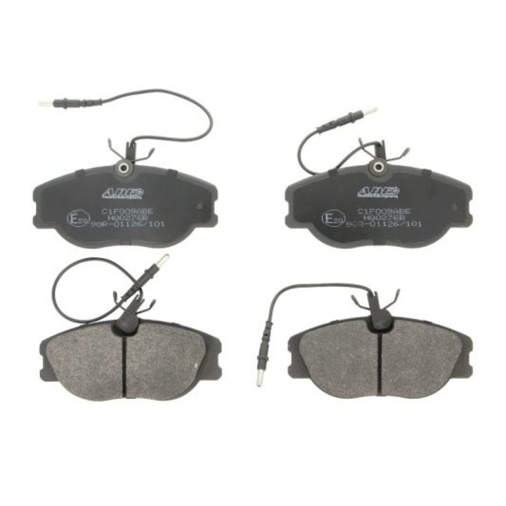 Fékbetét készlet, ABE, Kompatibilis Citroen Evasion/Jumpy/Fiat Scudo/Ulysse, ezüst