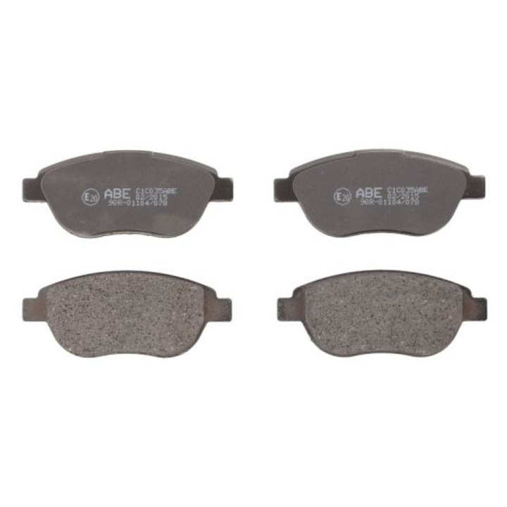 2 db fékbetét készlet, ABE, Citroen/Fiat/Lancia/Peugeot kompatibilis, szürke