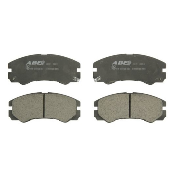 Fékbetét készlet, Abe, Opel/Isuzuhoz, 2.0-3.5, Fekete