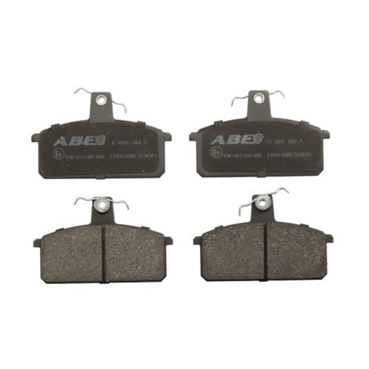 Fékbetét készlet, Abe, Iveco Massif/Suzuki Samurai/VITARA, 1.3-3.0D 04.88-0, Fekete