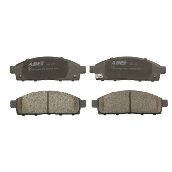 2 db fékbetét készlet, ABE, Fiat Fullback/Mitsubishi/Nissan kompatibilis, szürke