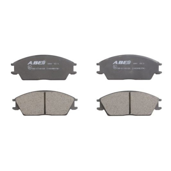 Fékbetét készlet ONDA ACCORD II; HYUNDAI ACCENT, ACCENT I, ACCENT II, abe, szürke