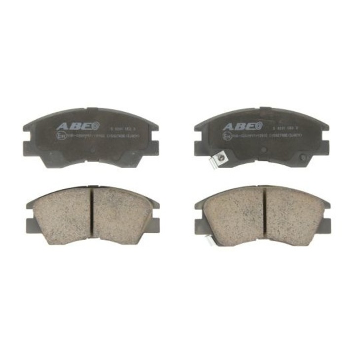 2 db fékbetét készlet, ABE, Mitsubishi/Delica/Pajero/Tredia kompatibilis, szürke