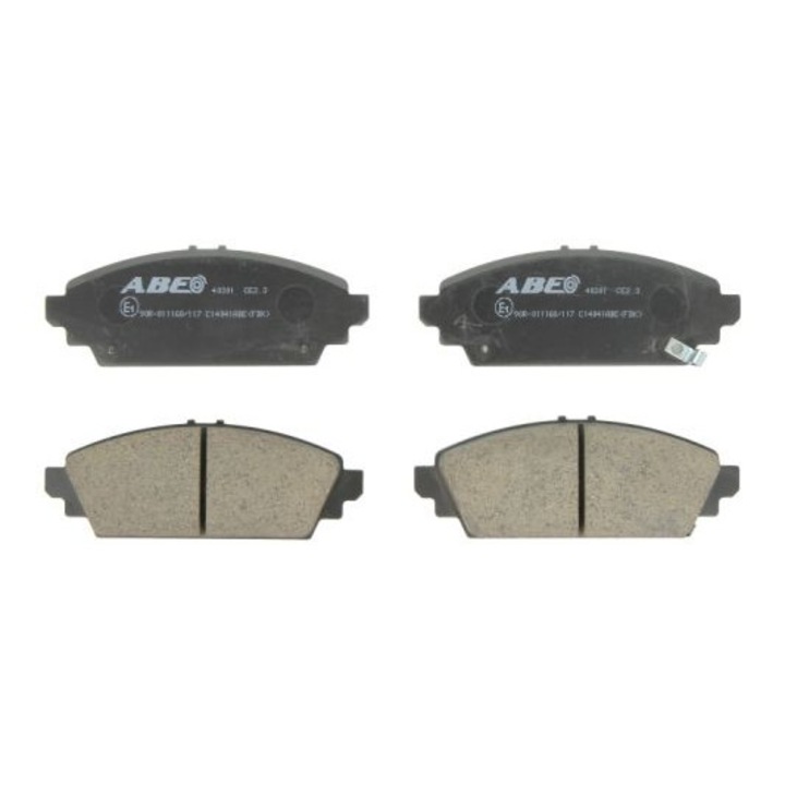 Fékbetét készlet, Abe, Hondához, 1.6/1.7D/2.0, Fekete