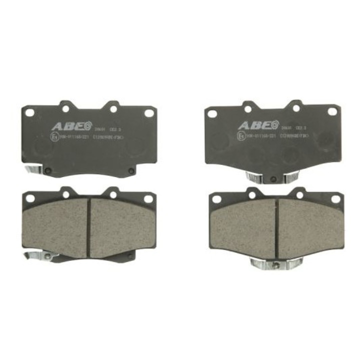 Fékbetét készlet, ABE, kompatibilis a Toyota Runner II/III/Hilux IV/V típusokkal, szürke