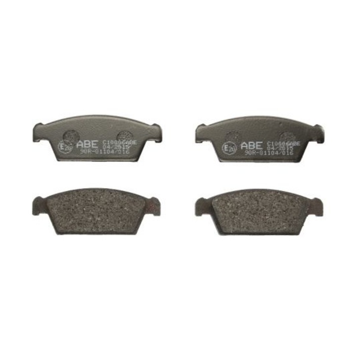 Fékbetét készlet, Abe, Daewoo/Suzuki, 0.7/0.8/1.4D, fekete