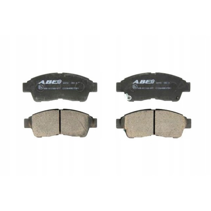 Fékbetét készlet, Abe, Toyotához, 1.3-Elektromos, Fekete