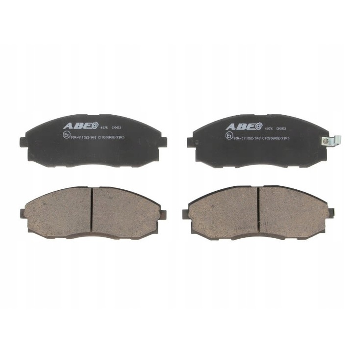 Fékbetét készlet, ABE, Kompatibilis a Hyundai/Starex/Porter-rel, szürke