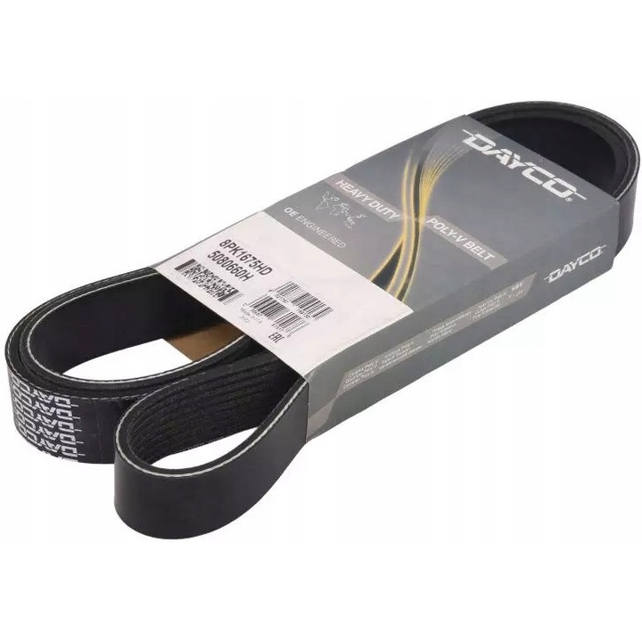 Többbordás ékszíj, Dayco, Fekete
