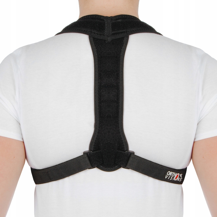 Corector postura, OrthoVisions, Poliester, Negru