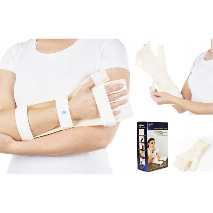 Orteza pentru incheietura, Tynor, Polimer, Marimea M, Reduce durerea, Multicolor