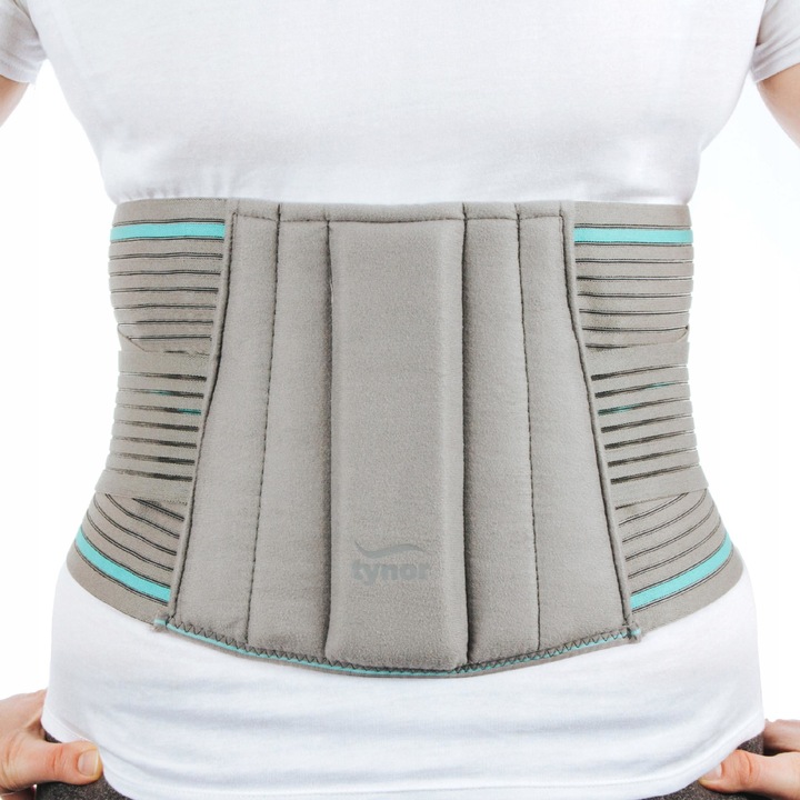 Centura lombara, Tynor, Textil, Gri, XL