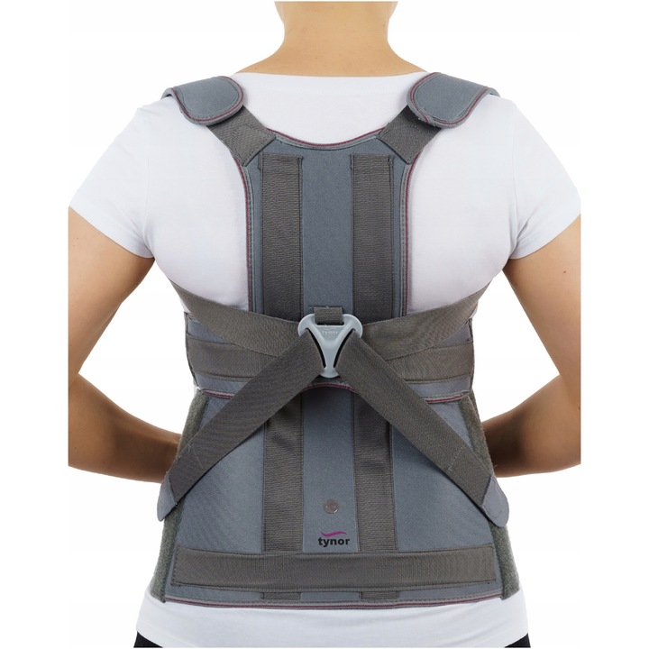 Suport lombar, Tynor, Textil, Gri, Universal