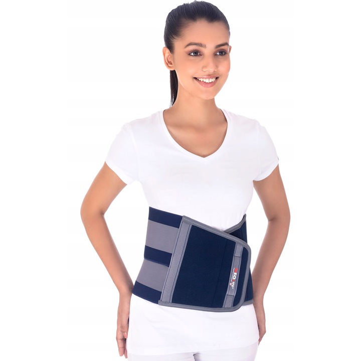 Centura spate-lombar, Neo-life, Poliester, Albastru, M