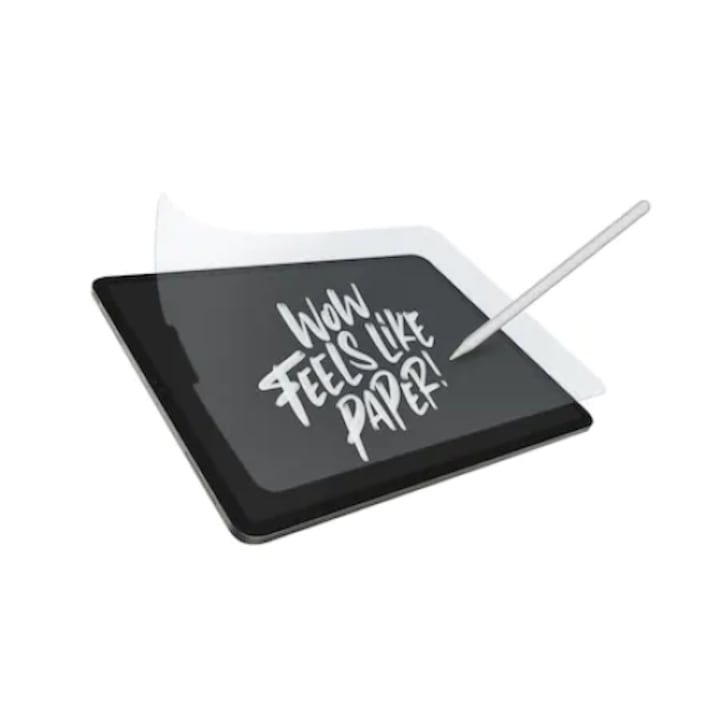 Комплект от 2 защитни фолиа от безопасно стъкло с хартиена текстура за Apple iPad 9th Generation (2021), 10.2", идеални за рисуване/писане, матови, антирефлексни