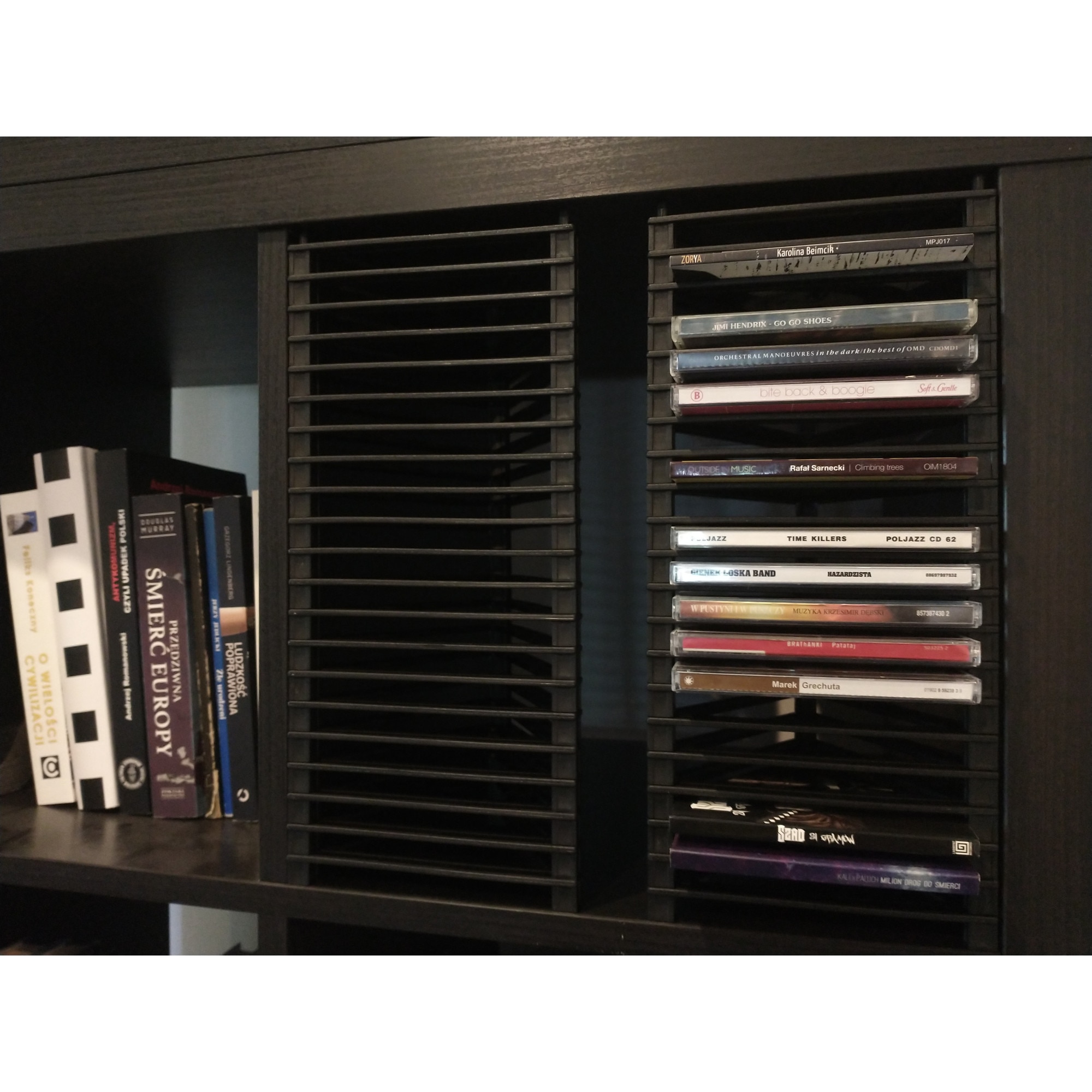 Suport modular CD DVD pentru raft regal, organizator discuri, 11