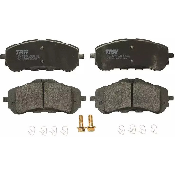 Citroen Berlingo/BERLINGO/MINIVAN, Peugeot 308 II/308 III/PARTNER/MINIVAN/Rifter, Trw, szürke fékbetét készlet