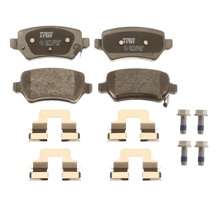 Fékbetét készlet, TRW, Kompatibilis CHEVROLET Astra; KIA CEE'D, PRO CEE'D 1.0-2.0 09