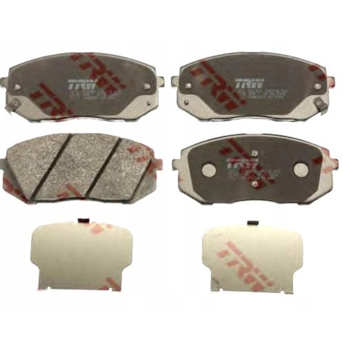 Fékbetét készlet, TRW, Kompatibilis a következőkkel: HYUNDAI I40 I, I40 I CW, IX35, KONA; KIA OPTIMA, SOUL