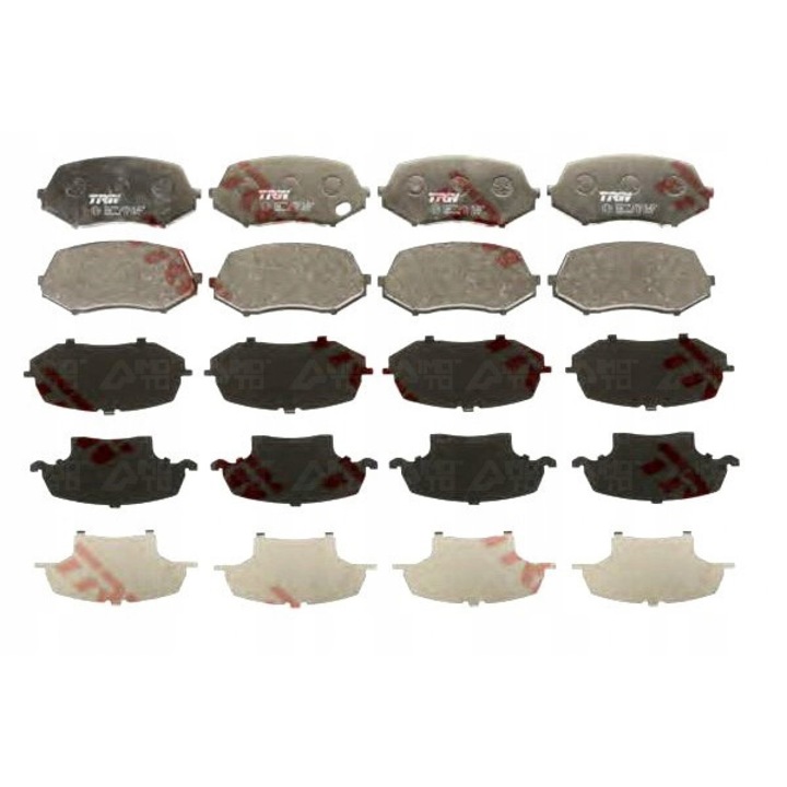 Fékbetét készlet, TRW, Kompatibilis a következőkkel: AKEBONO MITSUBISHI CANTER VII, CANTER VI 4D34-2AT5-4M