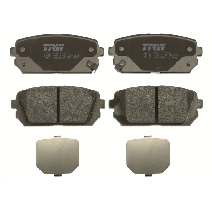 Fékbetét készlet, TRW, KIA kompatibilis