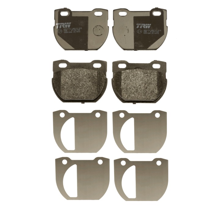 Hátsó fékbetétek, Trw, kompatibilis a Land Rover Defenderrel, bézs