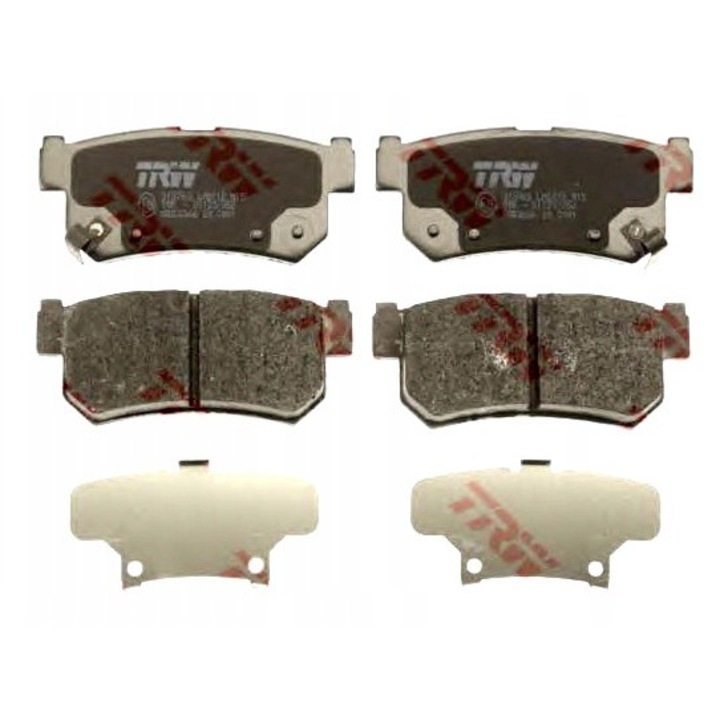 Hátsó fékbetét készlet, TRW, Kompatibilis DAEWOO MUSSO, REXTON; SSANGYONG ACTYON I, ACTYON