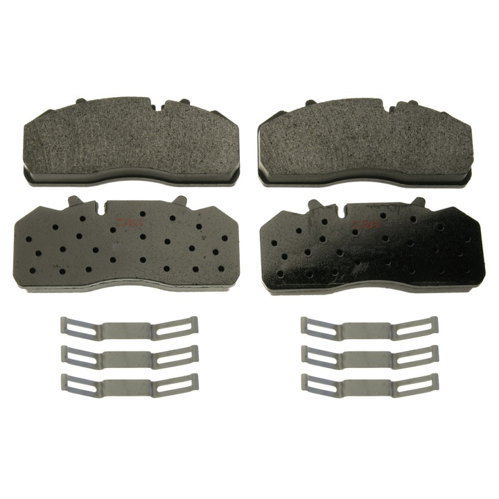 Hátsó fékbetét készlet, TRW, DAF LF 55 kompatibilis; SAF B, INTRADISC PLUS, SK, SKRB, SKRL