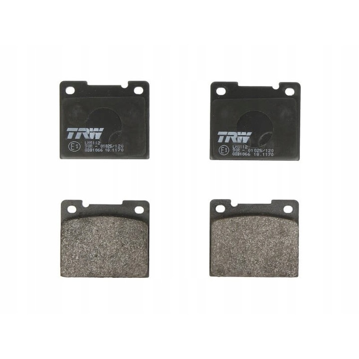 Fékbetét készlet, TRW, VOLVO-val kompatibilis