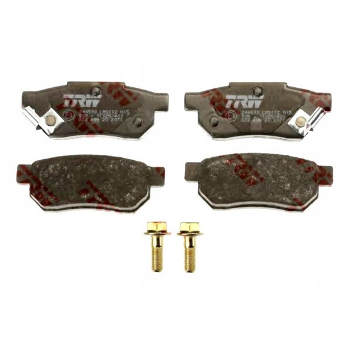 Fékbetét készlet, TRW, Kompatibilis a hátsó ACURA INTEGRA-val; FORD MAVERICK; HONDA ACCORD III, C