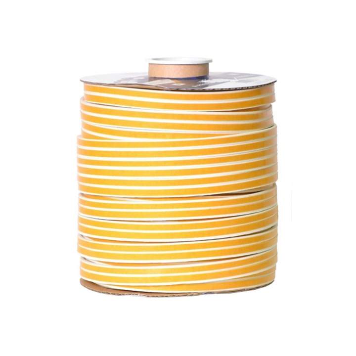 Banda adeziva etansare pentru usi si ferestre, la rola, alb, 100 m, (2 x 50 m)