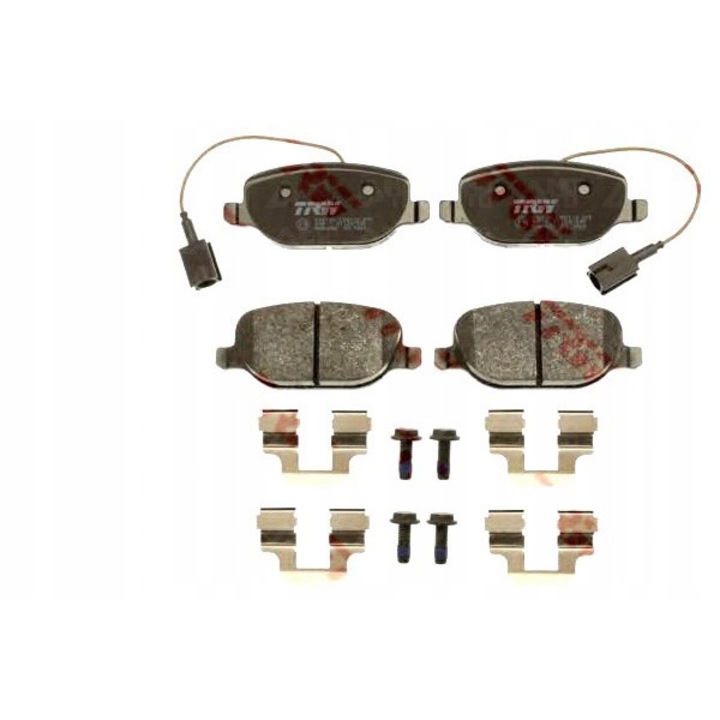 Autó hátsó fékbetétek, Trw, kompatibilis Alfa Romeo Giulietta