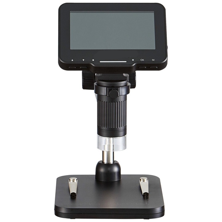 Цифров микроскоп, 25FPS, 1080P, черен, 10cm екран