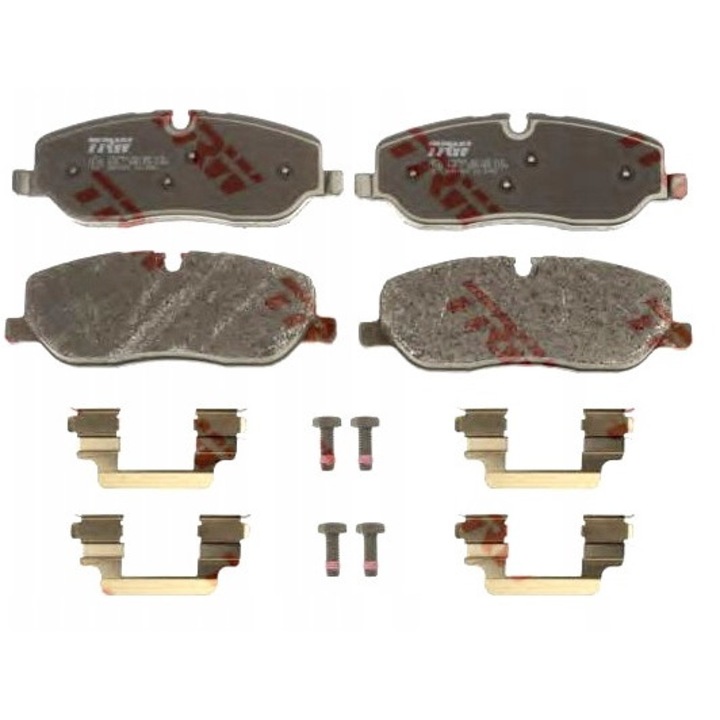 Fékbetét készlet, TRW, Kompatibilis a következőkkel: LAND ROVER DISCOVERY III, DISCOVERY IV, RANGE ROVER I