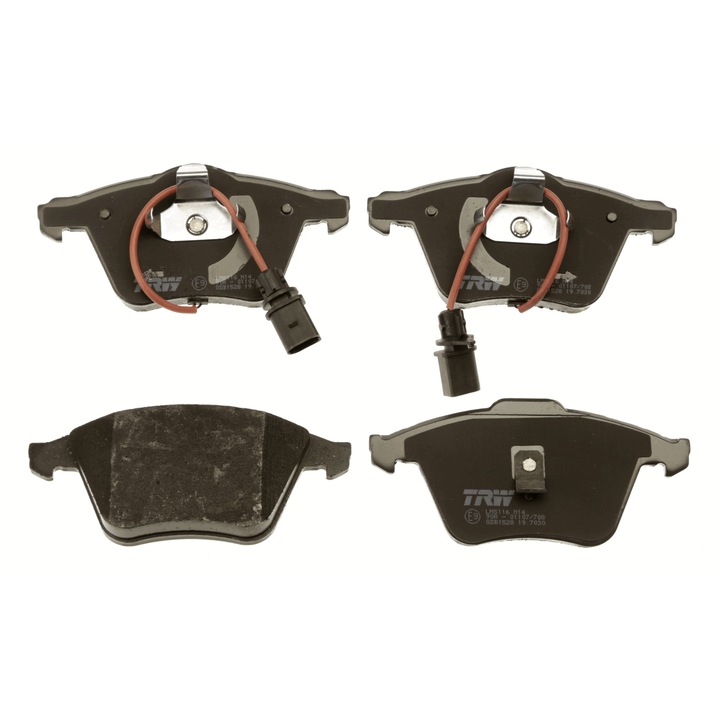 Audi A6 C5/Allroad C5, Skoda Fabia I, Trw, szürke fékbetét készlet