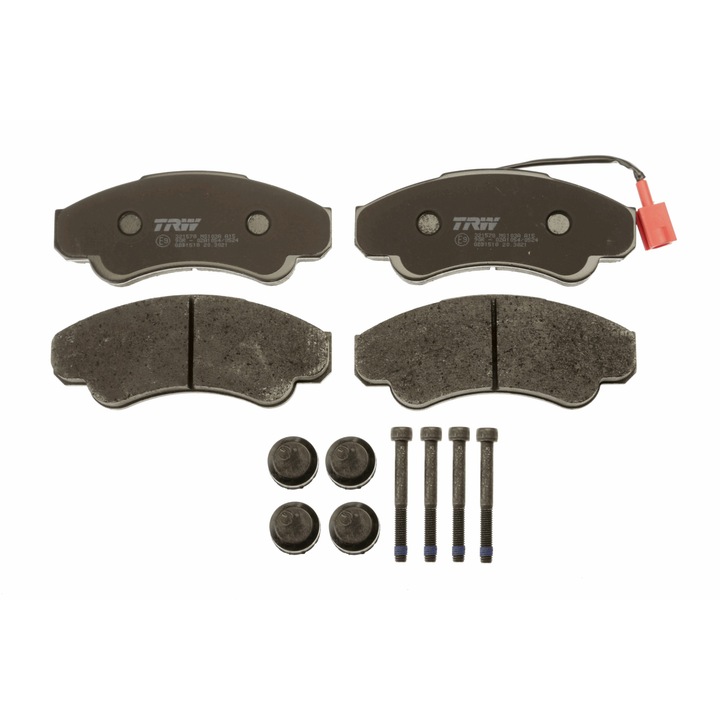 Citroen Jumper/Fiat Ducato/Peugeot Boxer fékbetét készlet, Trw, szürke