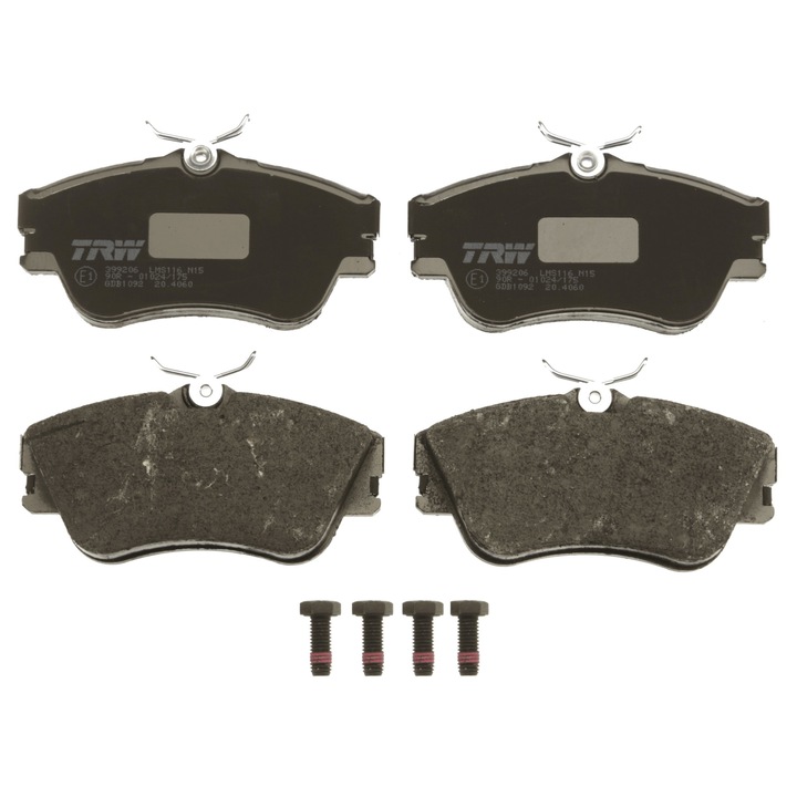 Set placute de frana, Trw, Compatibil cu VW TRANSPORTER IV 1.8-2.8 07/90-06/03