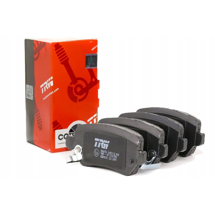 Fékbetét készlet, Trw, Kompatibilis: AUDI 80 B4, CABRIOLET B3, COUPE B3, CHERY COWIN, Seat