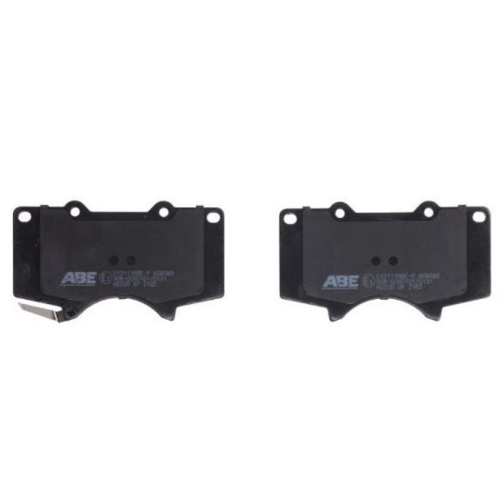 2 db fékbetét készlet Lexus GX, Mitsubishi Pajero IV, Toyota 4 Runner IV/FJ Cruiser/Hilux VIII/Hilux VII/Land Cruiser Prado/Sequoia/Tacoma/Tundra, Abe, Fekete