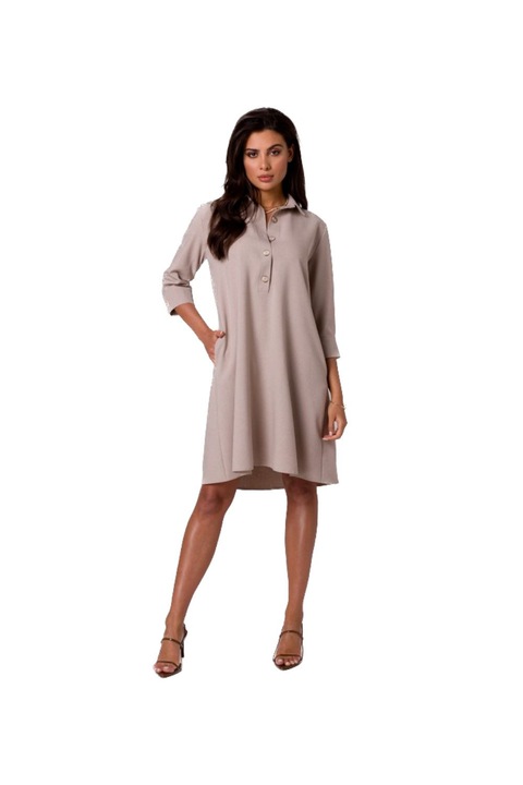 Дамска рокля/риза, BeWear, Ganiervydd, Бежов, XL