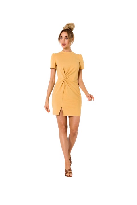 Női mini ruha, Made of Emotion, Ettageus, Sárga, 2XL